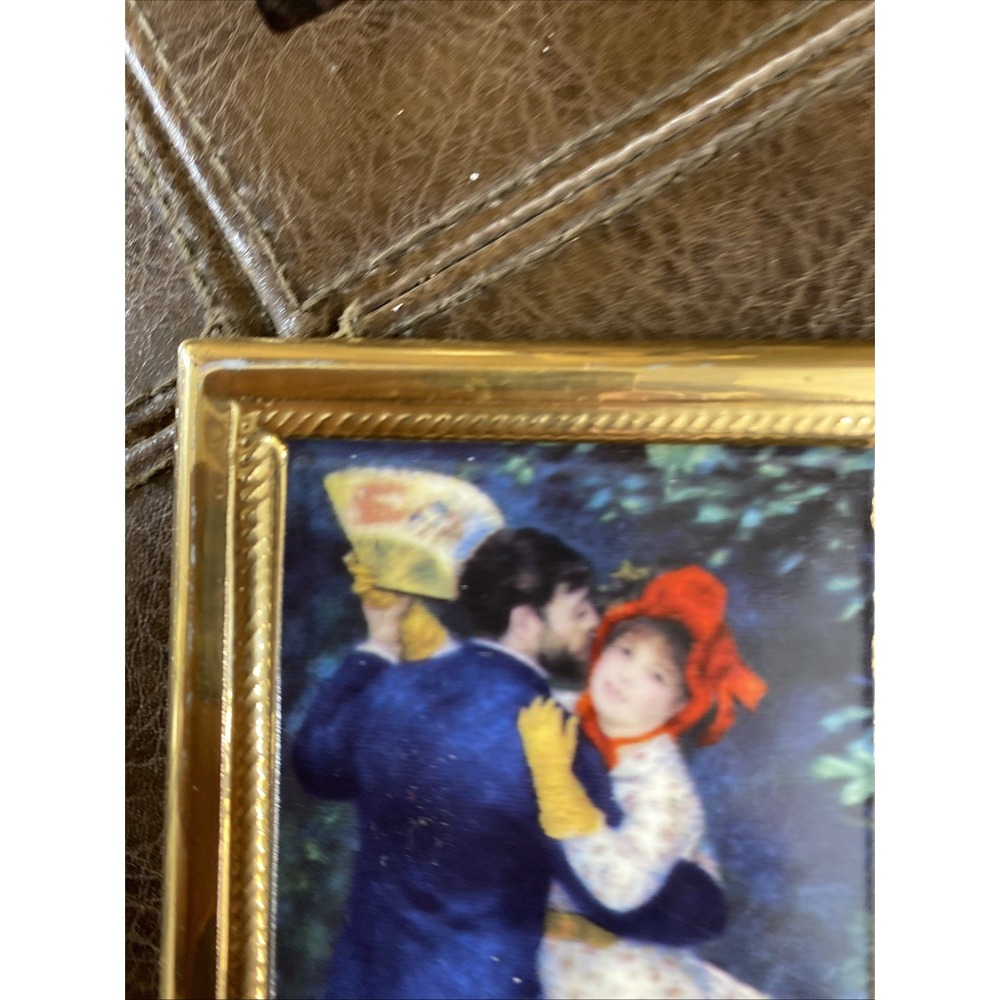 Goebel Artis Orbis Miniature Porcelain Pictures Set of 3 Renoir & Klimt Vintage - Picture 12 of 16